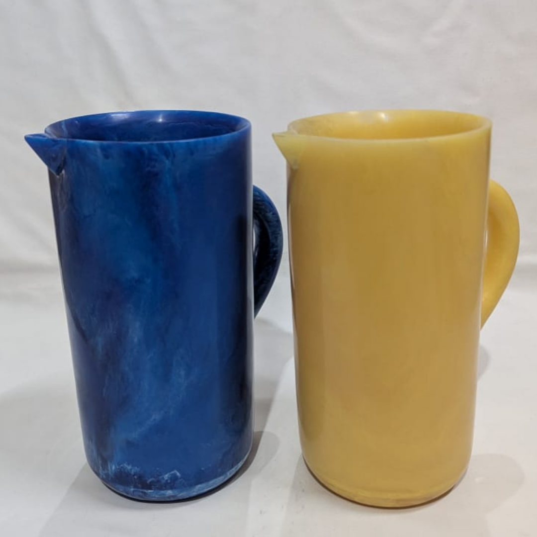Premium Dual Color Resin Serving Jug Set