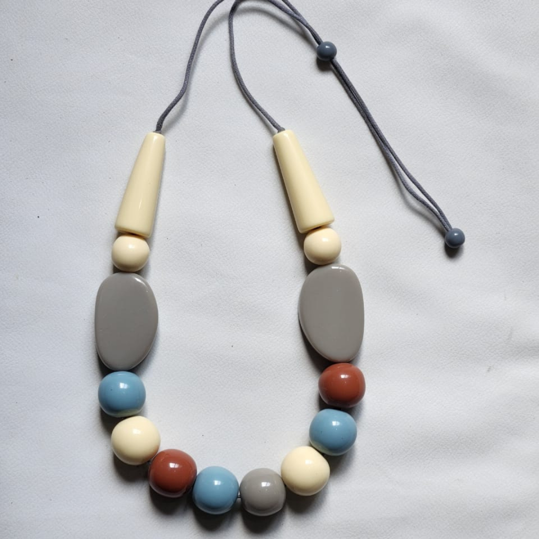 Multicolor Beaded Statement Necklace