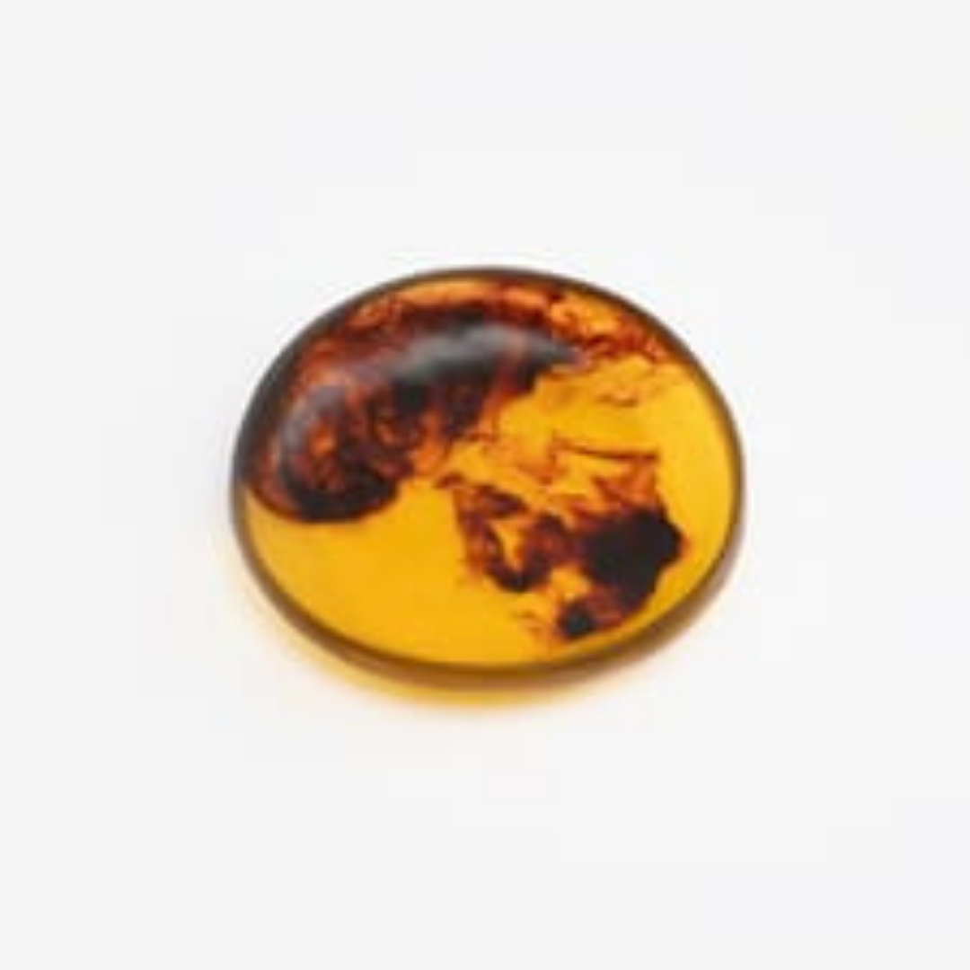 Amber Finish Round Decorative Bowl